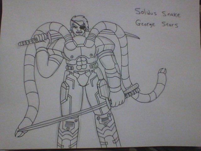 Solidus Snake George Sears By Saizounougami On Deviantart