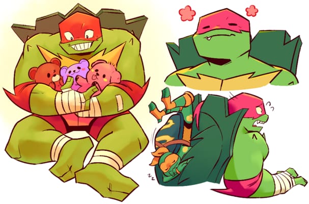 Golem Raph Rottmnt First Of All Rottmnt Raph x GN reader by LeoBean on DeviantArt