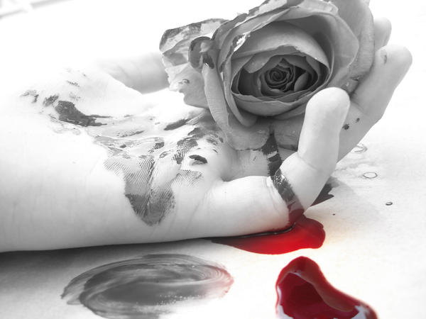 Bloody rose...