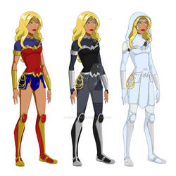 The Uniforms of Wonder Girl (Young Justice OC)