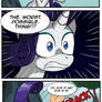 Rarity's calm and collected solution