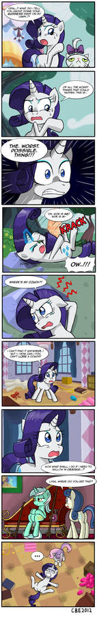 Rarity's calm and collected solution