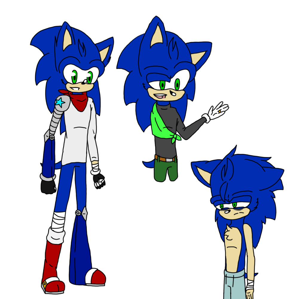 Sonic X AU - Shadow Age Progression by RaymanxBelle -- Fur