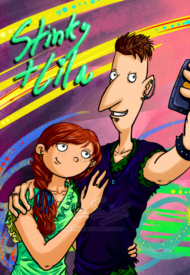 Stinky + Lila-- Hey Arnold! by genaminna