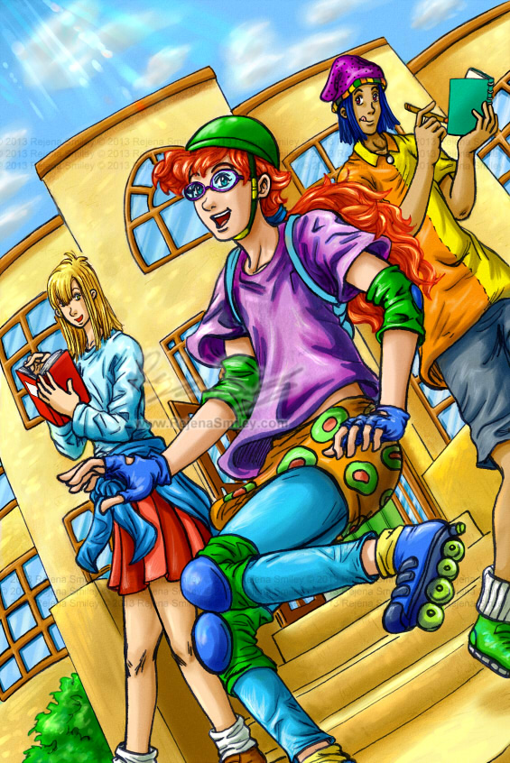 Pepper Ann- Much Too Cool for 7th Grade (my style) by genaminna