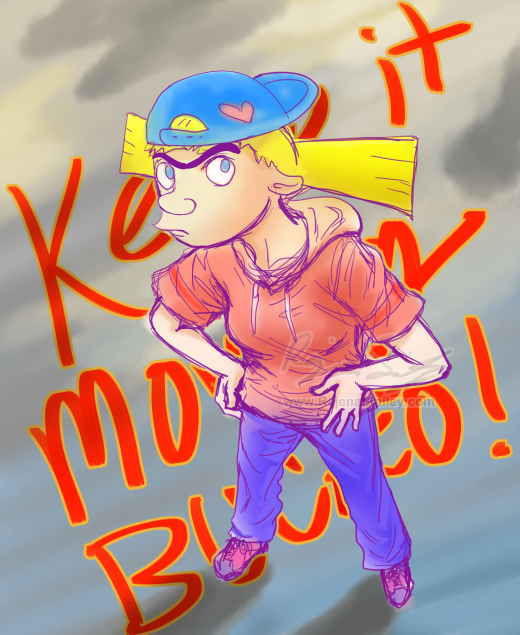 A Random Helga Thing-- 'Keep it moving, Bucko!' by genaminna