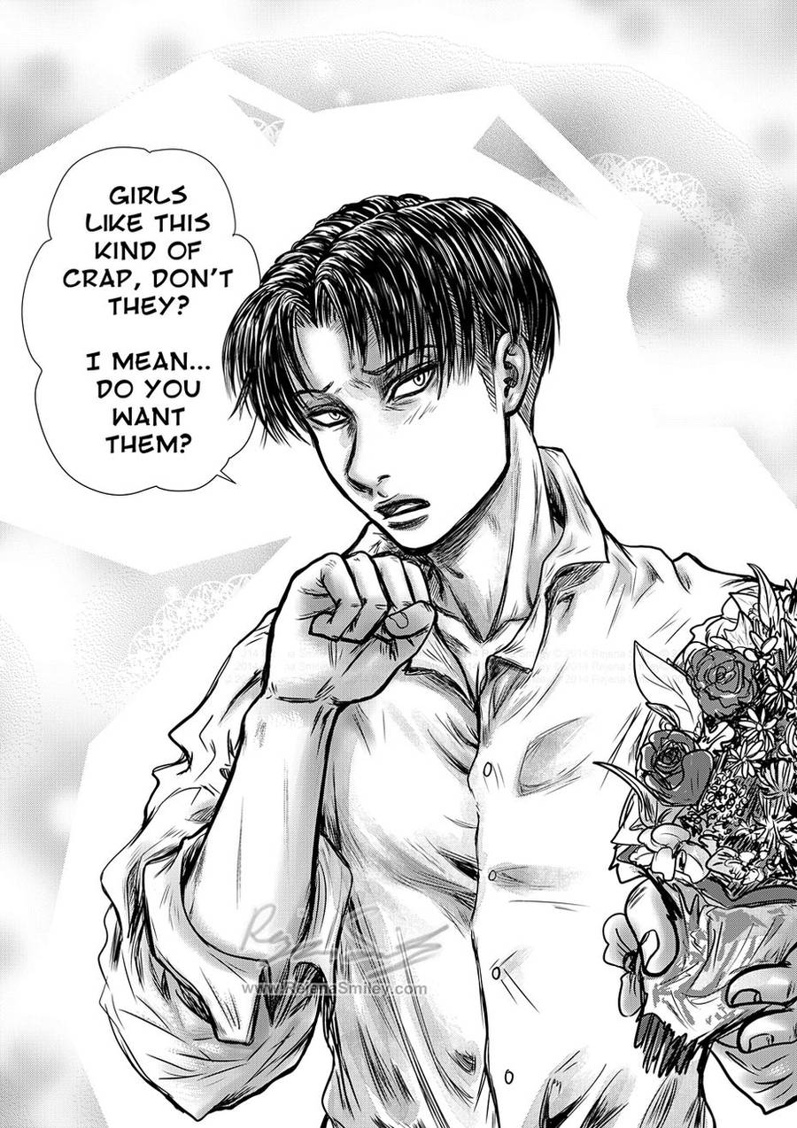 Levi-- 'Do you want them or not?' by genaminna