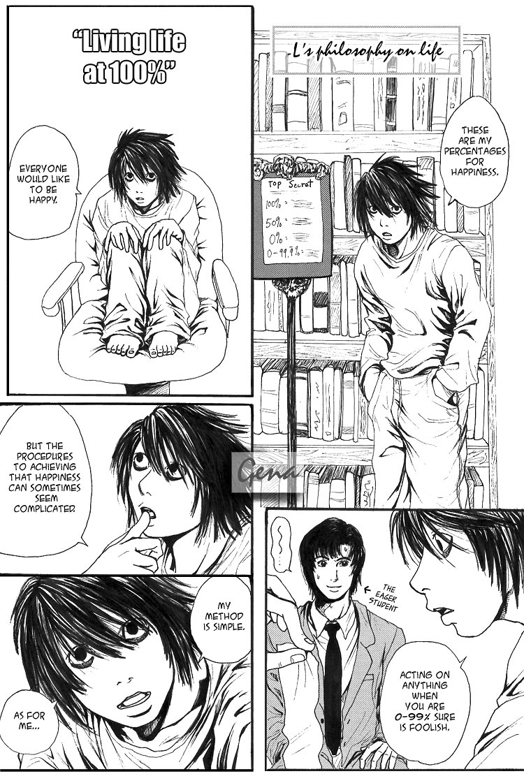 100 percent- L's Philosophy, page 1 by genaminna
