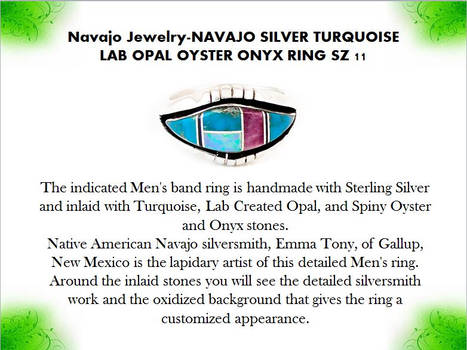 Navajo Jewelry-NAVAJO SILVER TURQUOISE LAB OPAL OY