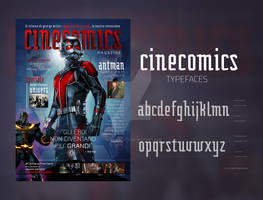 Cinecomics - typeface