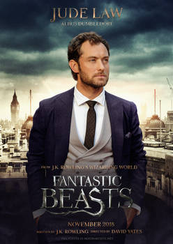 Jude Law as Albus Dumbledore in Fantastic Beasts 2