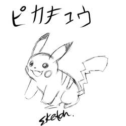 Pikachu Sketch