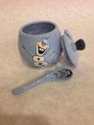 Elsa and Jack Frost Tea Set - Olaf sugar bowl