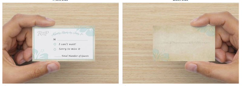 Weddings: RSVP Cards