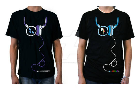 Shirt Designs: MLP Headphones 2