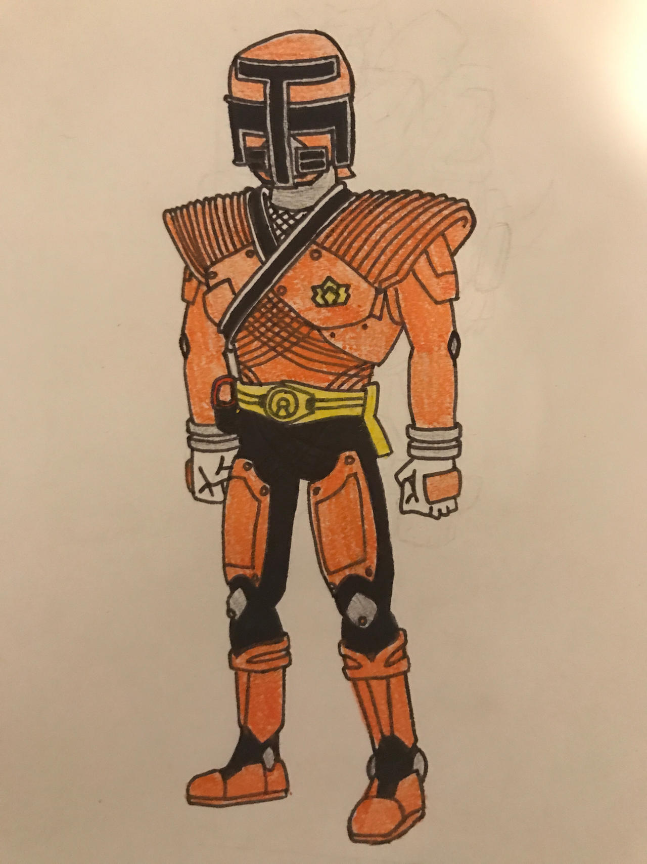 Mega Mode Orange Samurai Ranger- Mega Mode Power!! by GriffinLee0 on DeviantArt