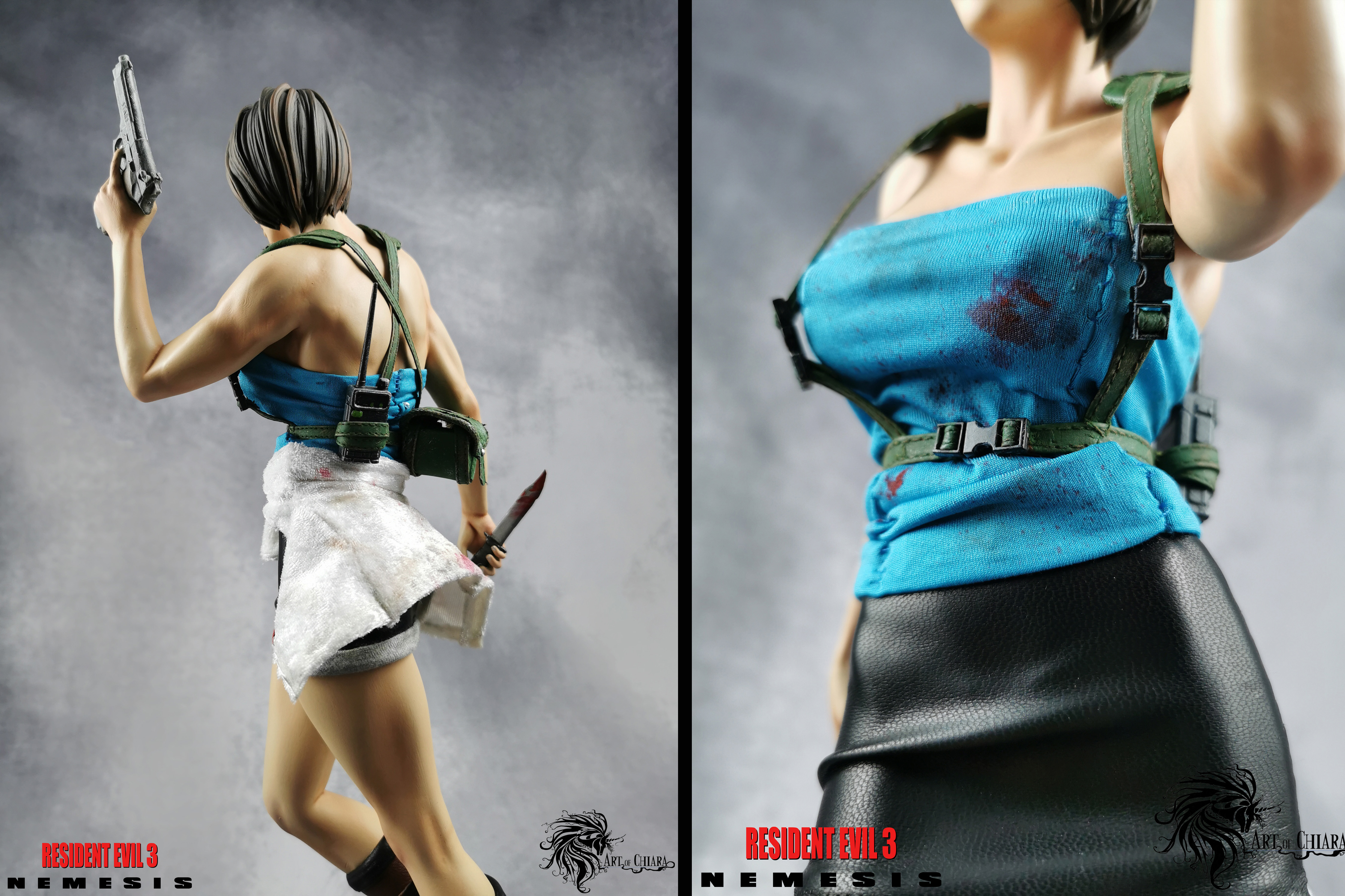 Jill Valentine Statue - Resident Evil 3 3D model 3D printable