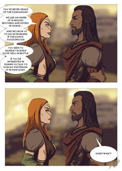 Ethaniel meets Aela the Huntress