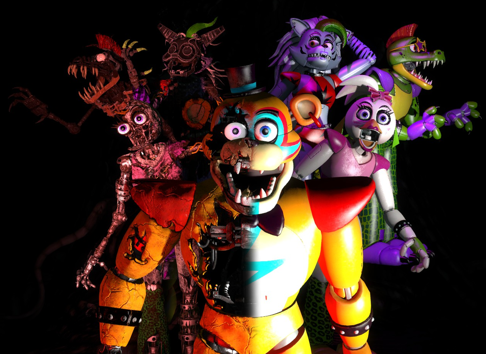 Five Nights At Freddy's Security Breach RUIN by SirBlueStudios on