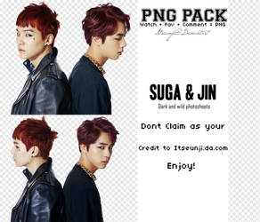 PNG PACK Suga and Jin