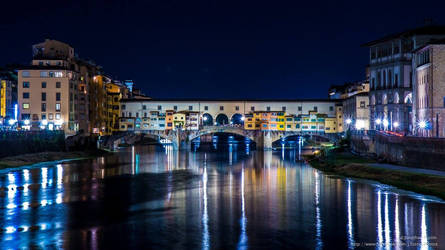 Ponte vecchio by night