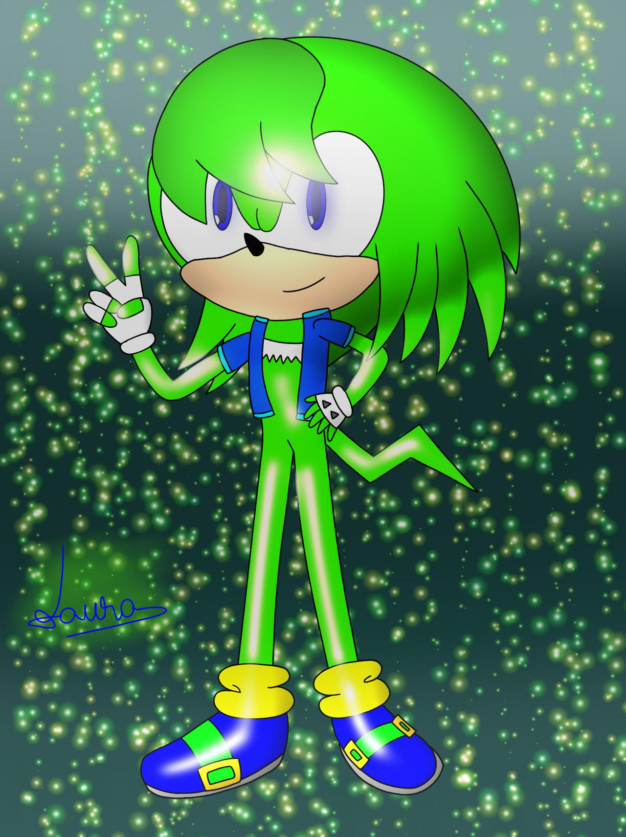 Chuckles Art By Laura The Hedgehog by ChucklesTCP on DeviantArt