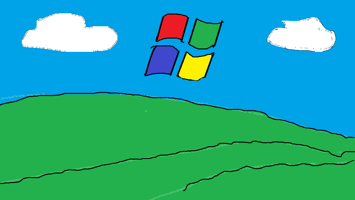 my windows xp drawing recreated in paint by SkylanderAlex on DeviantArt