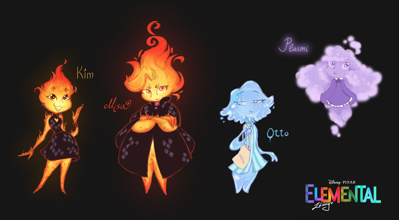 Elemental fan-characters by LannyKim21 on DeviantArt