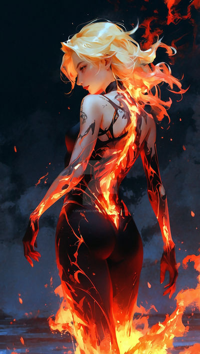 Fire Elemental Hero Fire elemental by DDIStudio-NHW on DeviantArt