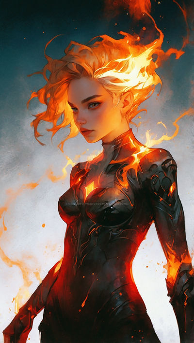 Fire Elemental Hero Fire Elemental by NinthHellWanderer on DeviantArt