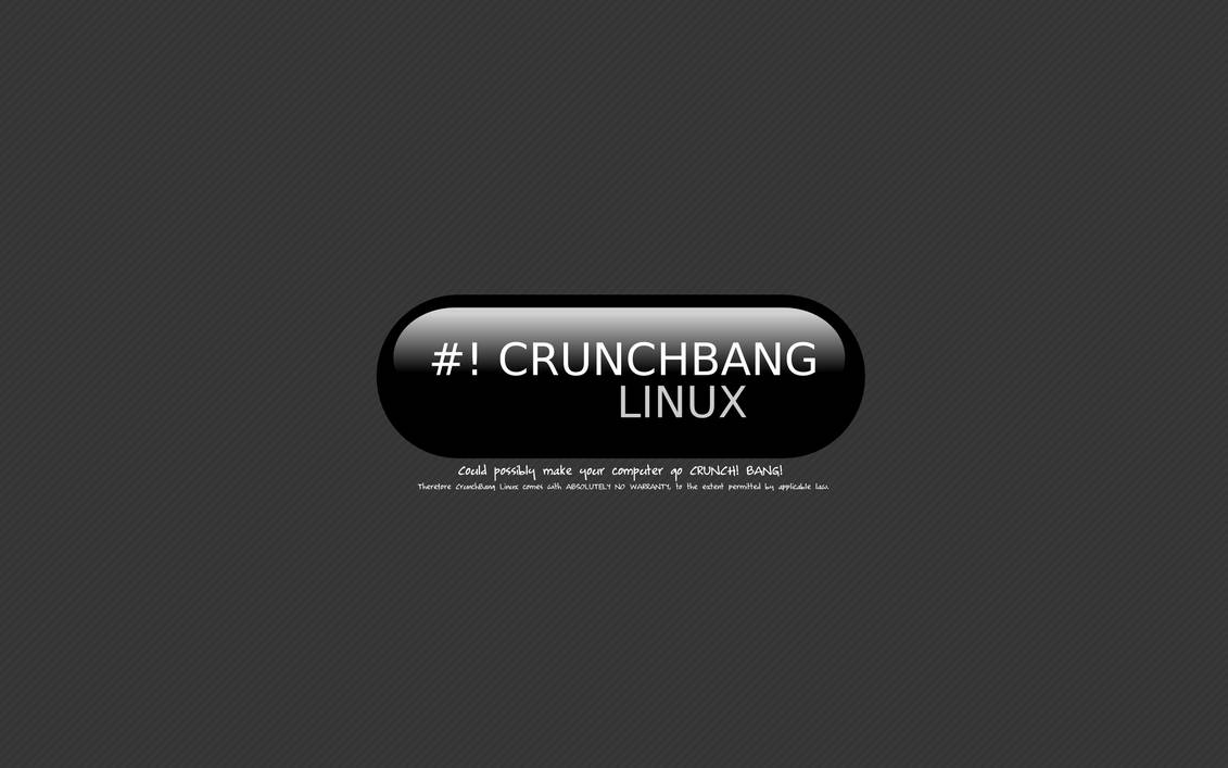 crunchbang linux widescreen by 19eight-seven on DeviantArt