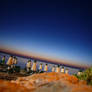 Blue sunset