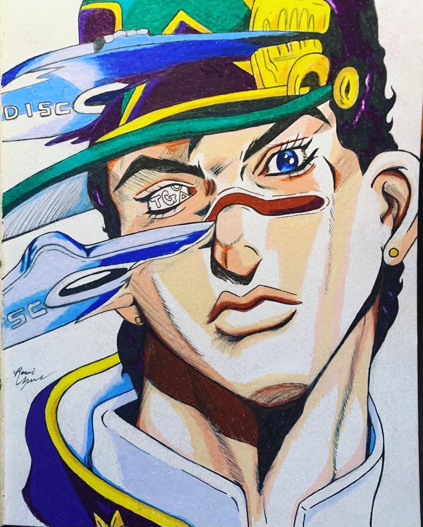 How to Draw Jotaro Kujo from Jojo Part 6 