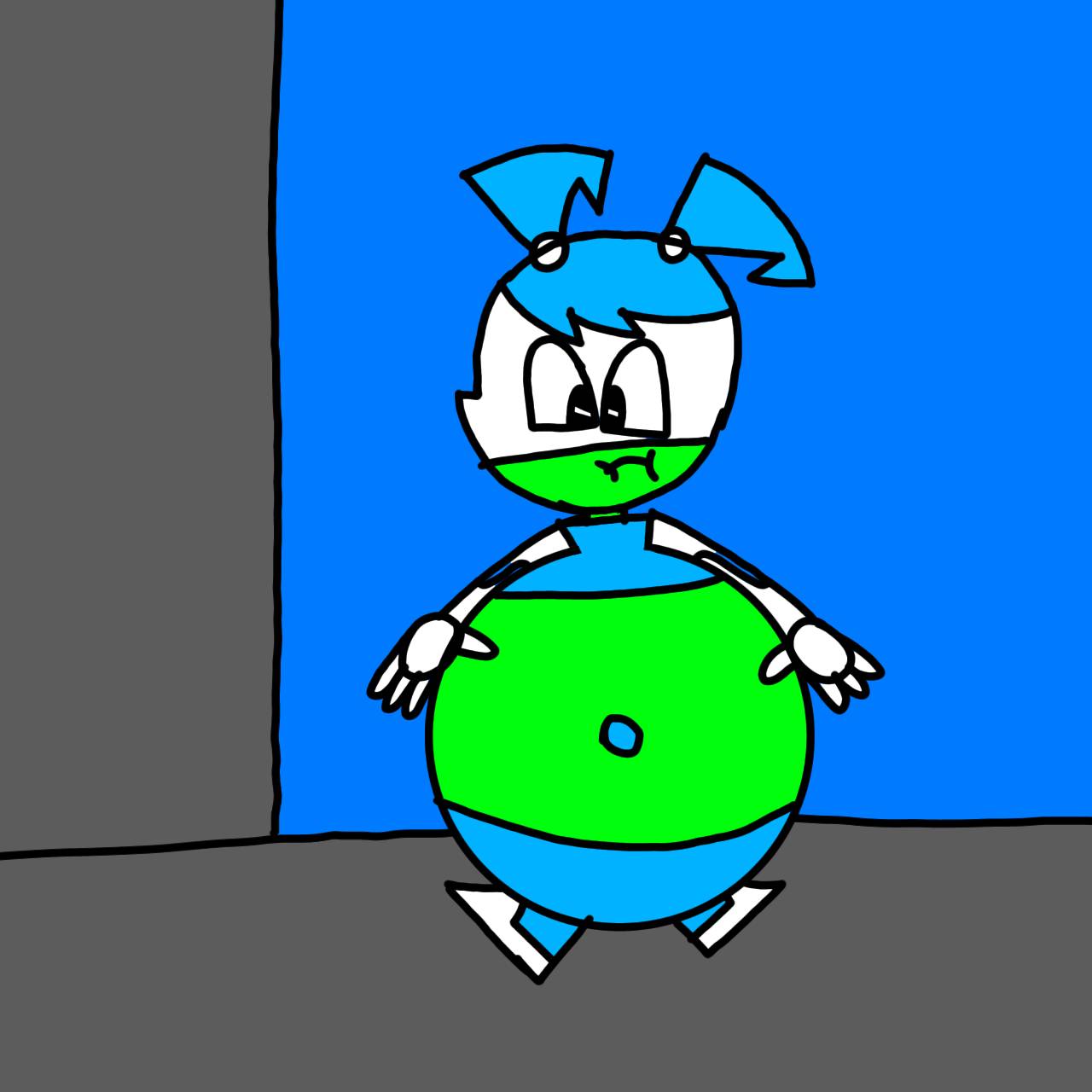 Xj9 Slime Inflation (9/13 by BasaranDirge6 on DeviantArt