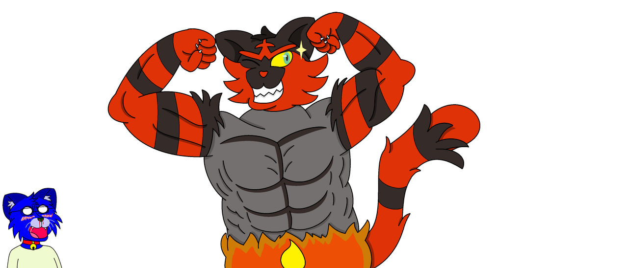 Chibi Incinaroar Incineroar by DarkBlueCatGaetano on DeviantArt
