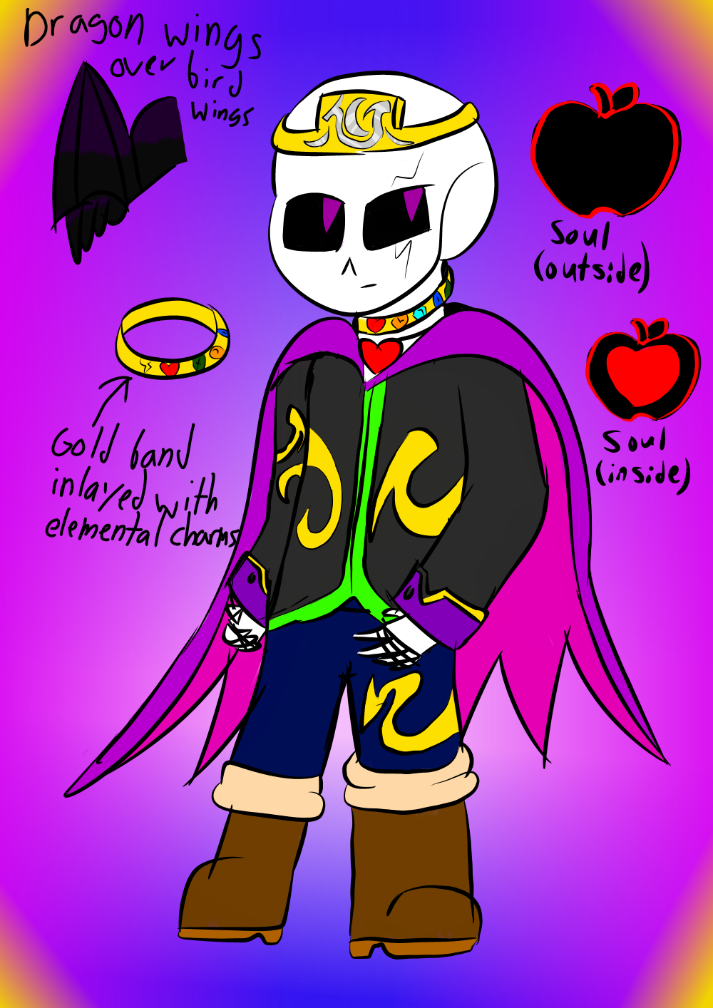 Another Sans AU design by VioletLauren on DeviantArt