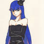 PSG: Stocking in Black Dress