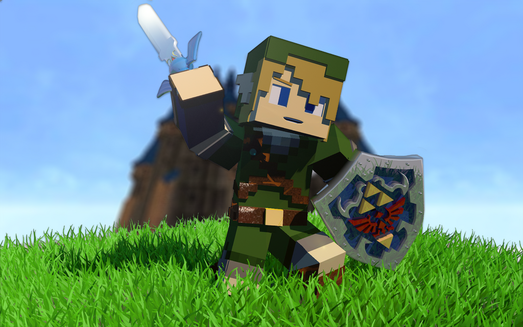 Link from the legend of Zelda ( Minecraft styled ) by amazingspacecat ...