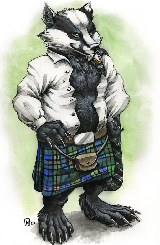 Scottish Badger