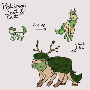 Pokemon West and East - Grass Type Starter