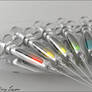 Syringes - rainbow