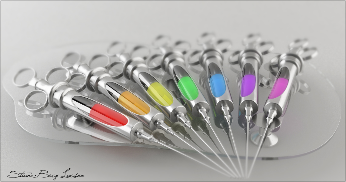 Toxic Syringes - Colorful