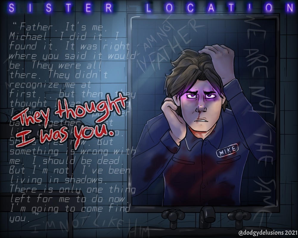 Michael Afton Sister Location by DodgiestDelusions on DeviantArt