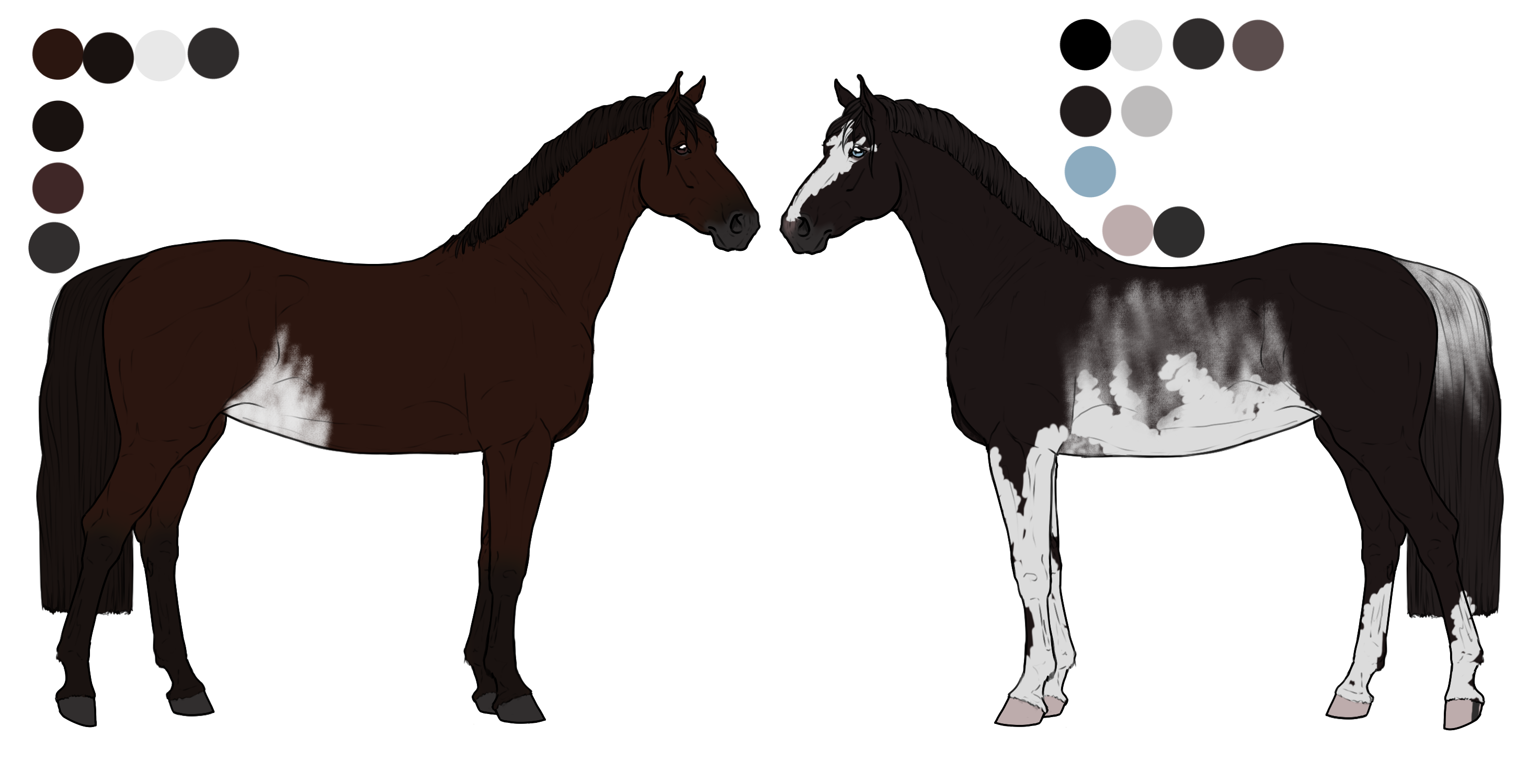 Mare and Stallion Desins for Arborath