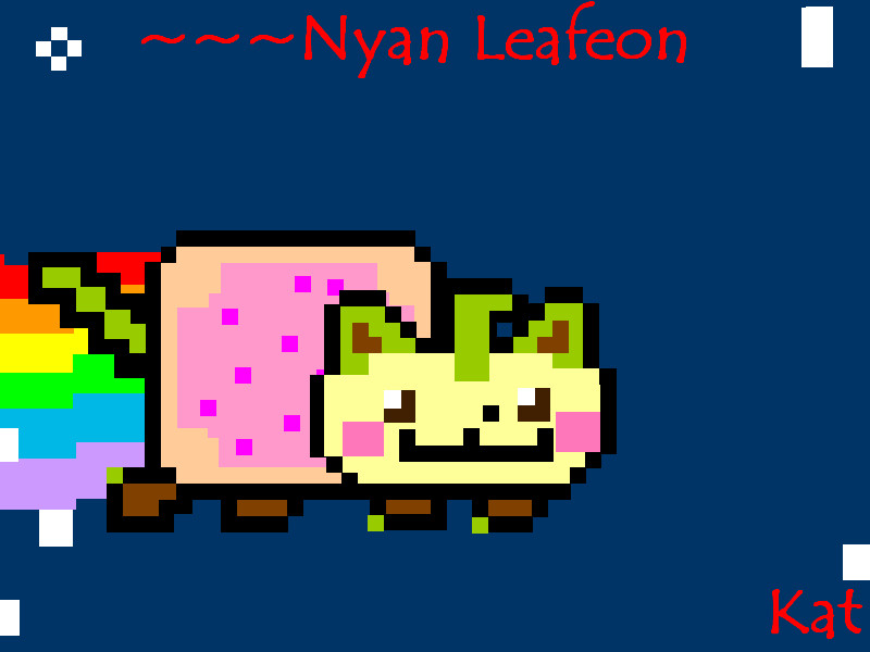 Nyan Leafeon~!!!