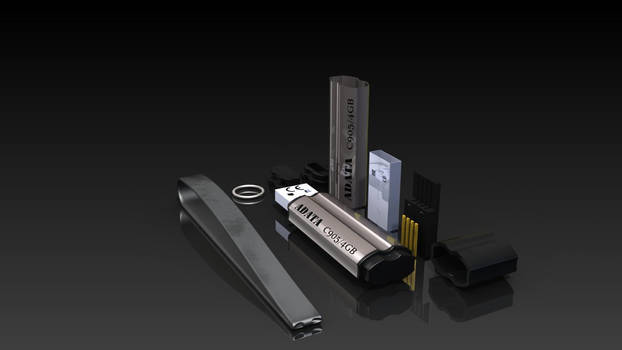USB Flash Drive another material