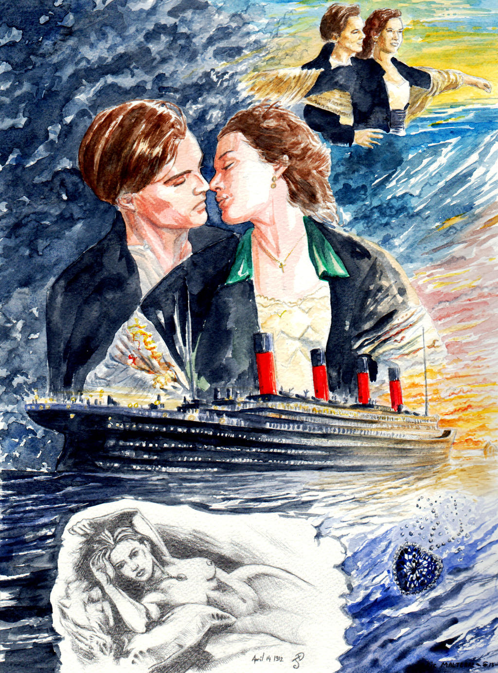 Titanic View Deviantart Titanic by emalterre on DeviantArt