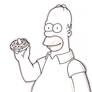 Homer and his donut