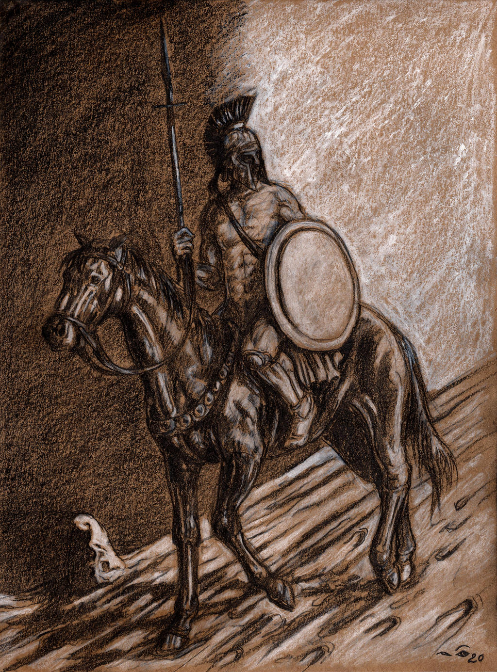 Antique Greek rider by emalterre on DeviantArt