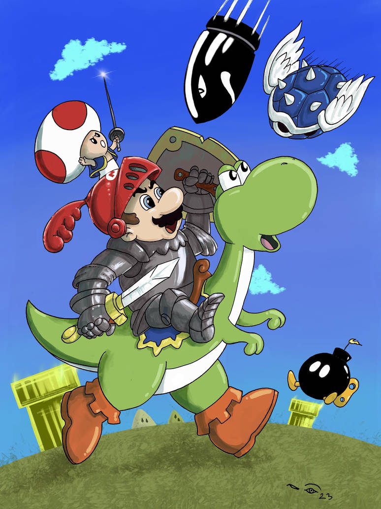 Mario Knight Mario Knight by emalterre on DeviantArt